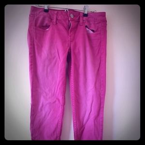 Pink stretch Jeggings